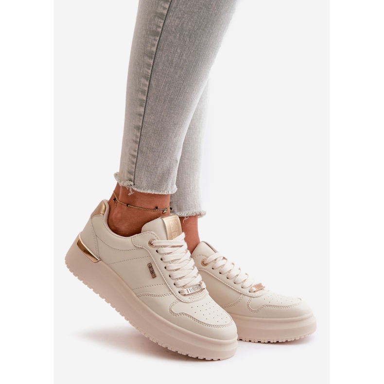 Women's Sneakers On The Platform Big Star OO274757 HI-POLY System White 1