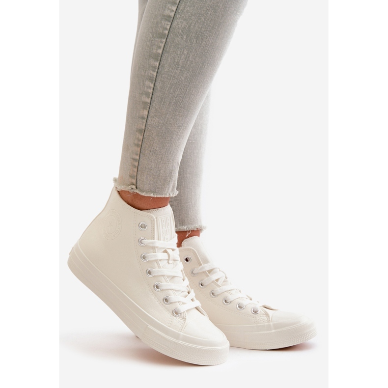 Women's Insulated Sneakers Made of Eco Leather White Big Star OO274932 1