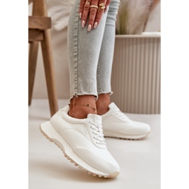 Women's Sneakers Sports Shoes Eco Leather Big Star OO274023 Hi-Poly System White 2 Women's Sneakers Sports Shoes Eco Leather Big Star OO274023 Hi-Poly System White 2
