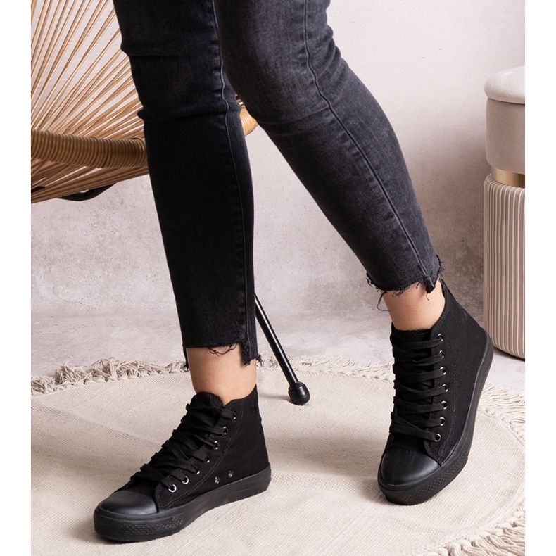 Black Rafife high top sneakers 1 Black Rafife high top sneakers 1