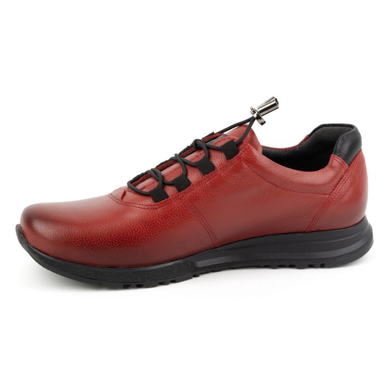 Men's leather shoes KAMPOL 25/39 red 1