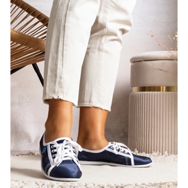 Navy Blue Women's Woodstock Sneakers 1 Navy Blue Women's Woodstock Sneakers 1