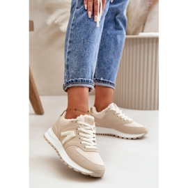 Sneakers Sports Shoes Women's Insulated Sheepskin Beige Ciamara 2 Sneakers Sports Shoes Women's Insulated Sheepskin Beige Ciamara 2