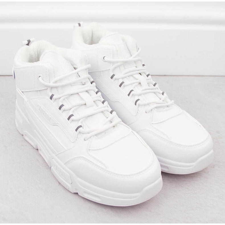 Men's sports shoes over the ankle, insulated, white, Big Star OO174588 2 Men's sports shoes over the ankle, insulated, white, Big Star OO174588 2