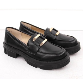 Leather loafers for women black Filippo DP6099 2 Leather loafers for women black Filippo DP6099 2