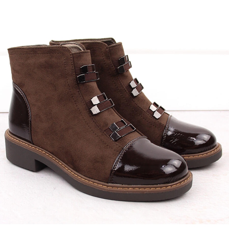 M. DASZYŃSKI Women's suede boots insulated brown M.Daszyński SA252-4 2 M. DASZYŃSKI Women's suede boots insulated brown M.Daszyński SA252-4 2