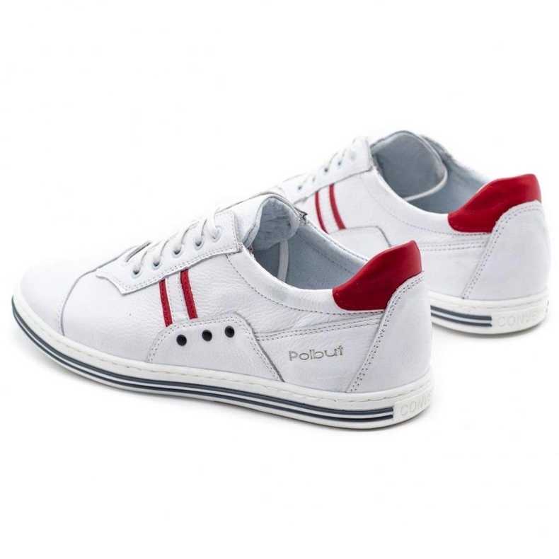 Polbut 1801L white casual men's shoes 6