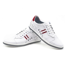 Polbut 1801L white casual men's shoes 4