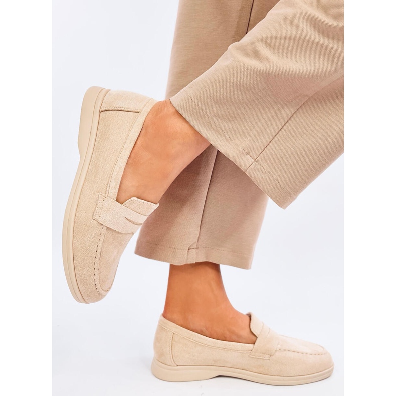 Forest Beige women's moccasins 1