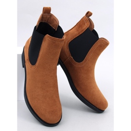 Suede Chelsea boots with Terra Camel rubber brown 1