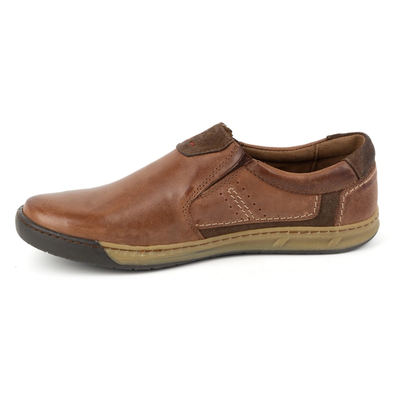KOMODO Men's Leather Slip-On Shoes 934K Brown 1 KOMODO Men's Leather Slip-On Shoes 934K Brown 1
