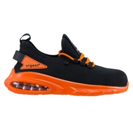 URGENT 229/S1 Sr half-boots with metal toe cap black 1