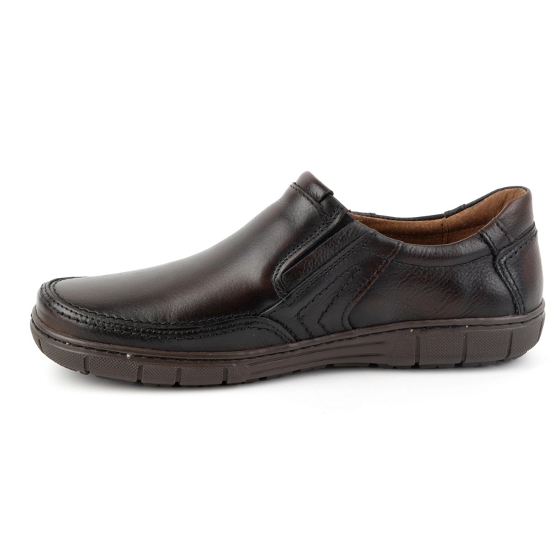 Olivier Men's leather shoes 790MP kabir dark brown 1