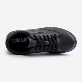 Men's Eco Leather Sneakers Big Star OO174021 Hi-Poly System Black 2