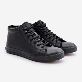 Insulated Men's Sneakers Made of Eco Leather Big Star OO174607 Black 1