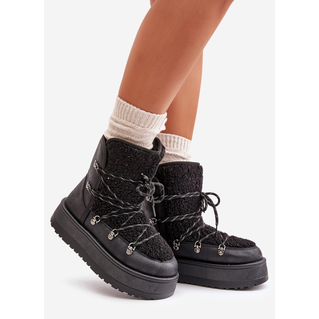Platform winter boots women's shoes clearance