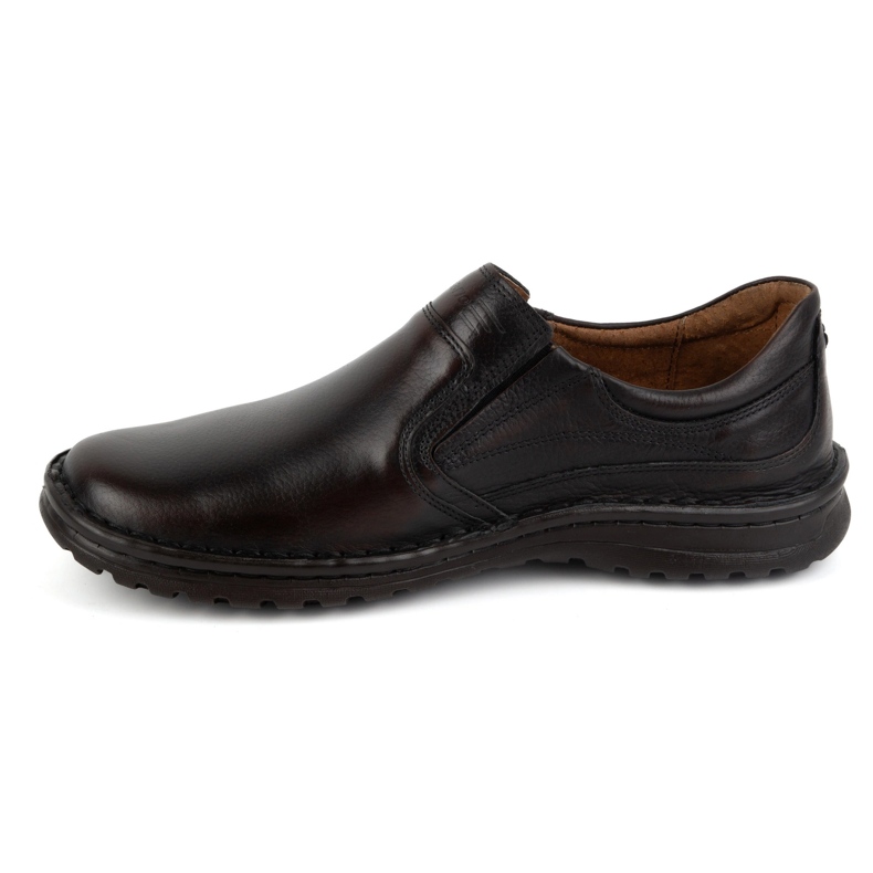 Olivier Men's leather shoes 759MP dark brown 1