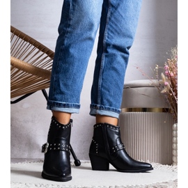 Black Zoila cowboy boots 1