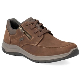 Rieker M RKR710 brown leather half-boots 1 Rieker M RKR710 brown leather half-boots 1
