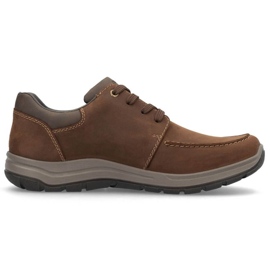 Rieker M RKR710 brown leather half-boots 2