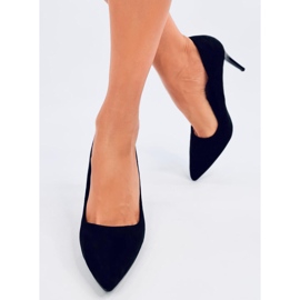 Svada Black suede high heels 1