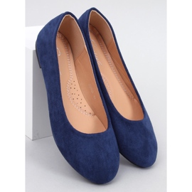 Classic Suede Ballerinas Sessa Blue 1