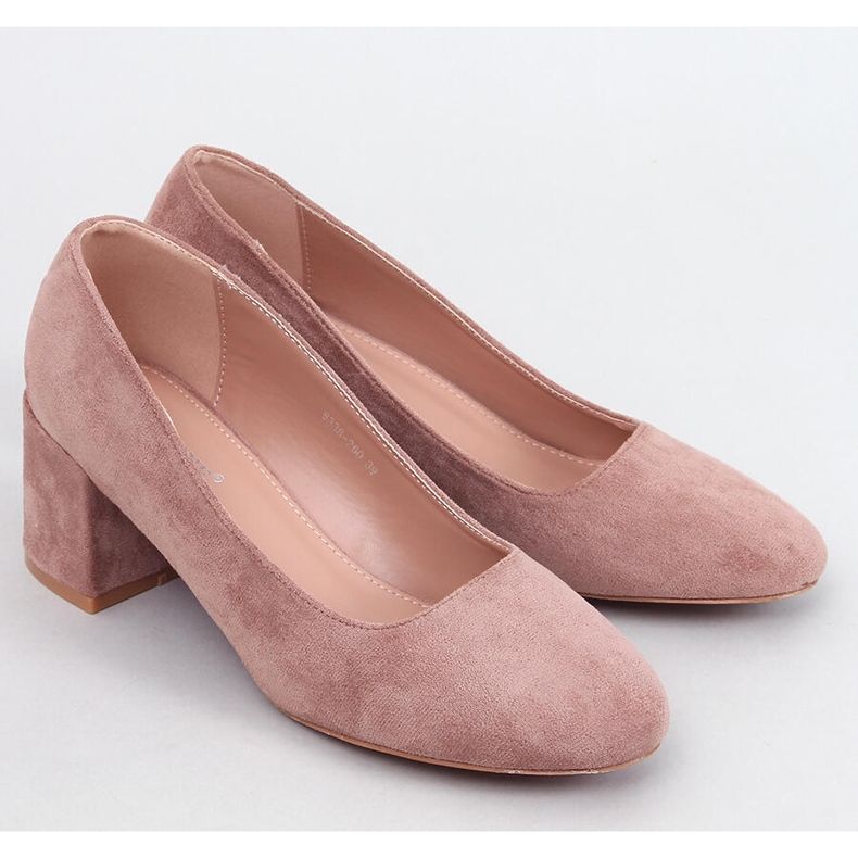 Fredette Khaki Comfortable Heel Pumps beige 1