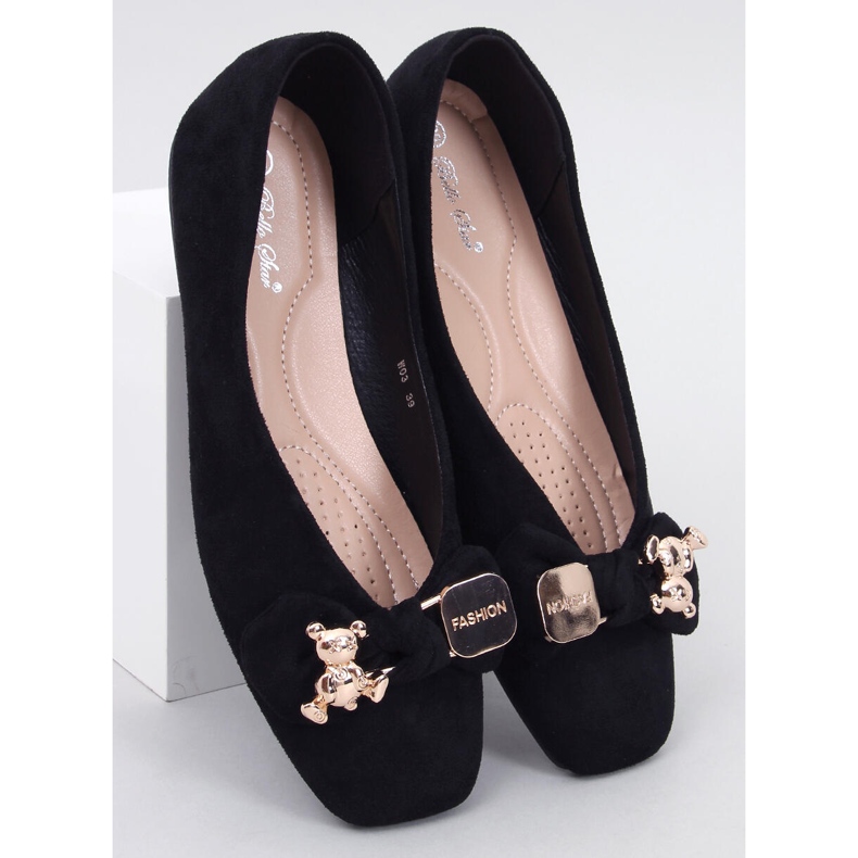 Cranny Black Gold Bear Ballerinas 1 Cranny Black Gold Bear Ballerinas 1