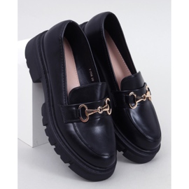 Kyress Black High Sole Moccasins 1