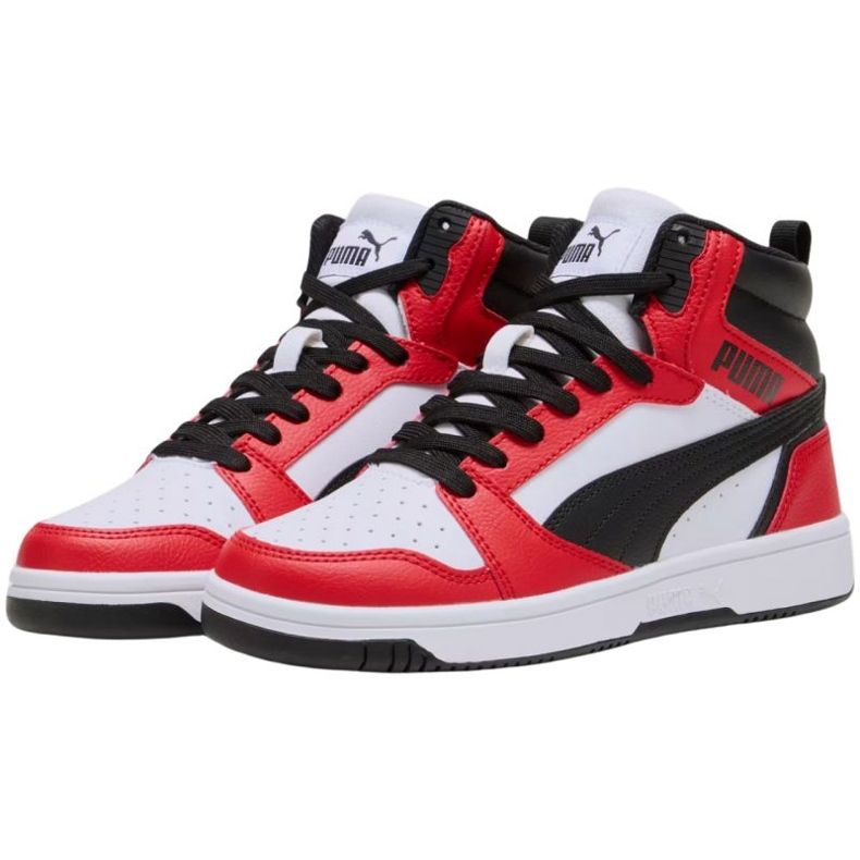 Puma Rebound V6 Mid shoes 393831 03 white 1