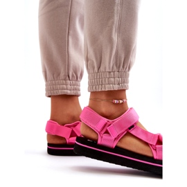 Women's sandals on the Lee Cooper LCW-24-05-2750L FUKSJA platform pink 3
