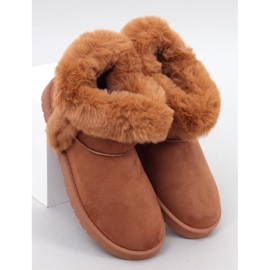 Emus short with fur Sissoi Camel brown 1