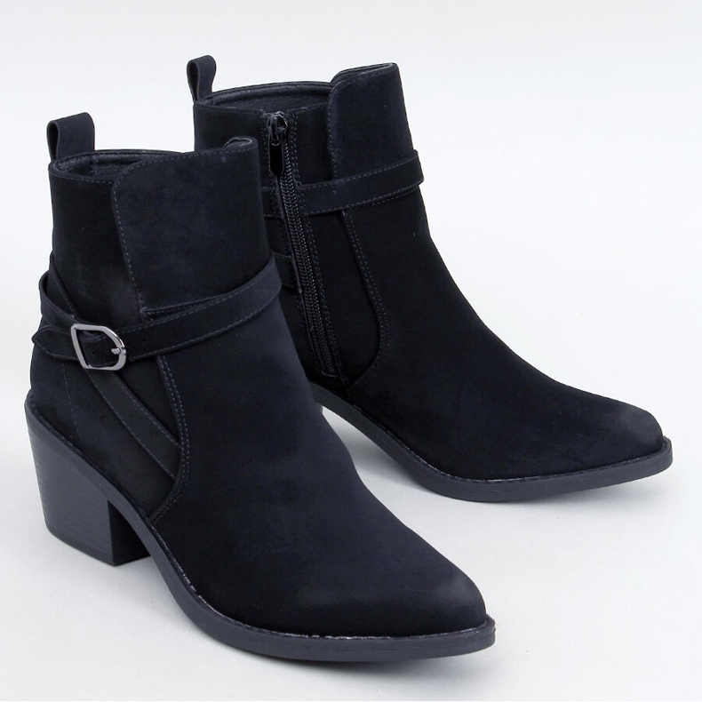 Cowboy boots low heel Cunnig Black 1