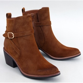 Cowboy boots low heel Cunnig Camel brown 1