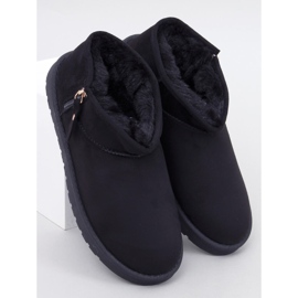 Frankis Black Emus Shorts with Zipper 1