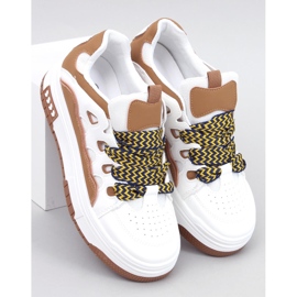 Women's Allman Camel Sneakers white 1