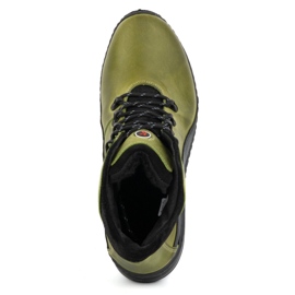 KOMODO Men's shoes ankle boots leather winter 903K green 1 KOMODO Men's shoes ankle boots leather winter 903K green 1