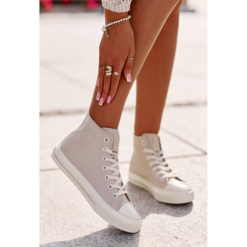 Women's Insulated Sneakers Made of Eco Leather Pink Big Star OO274933 2 Women's Insulated Sneakers Made of Eco Leather Pink Big Star OO274933 2