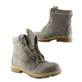 Gray suede balman jackets 2051 Gray grey 2