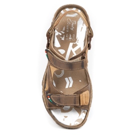 Mateos Men's leather sandals for the driver 362MA brown 3 Mateos Men's leather sandals for the driver 362MA brown 3