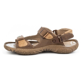 Mateos Men's leather sandals for the driver 362MA brown 1 Mateos Men's leather sandals for the driver 362MA brown 1