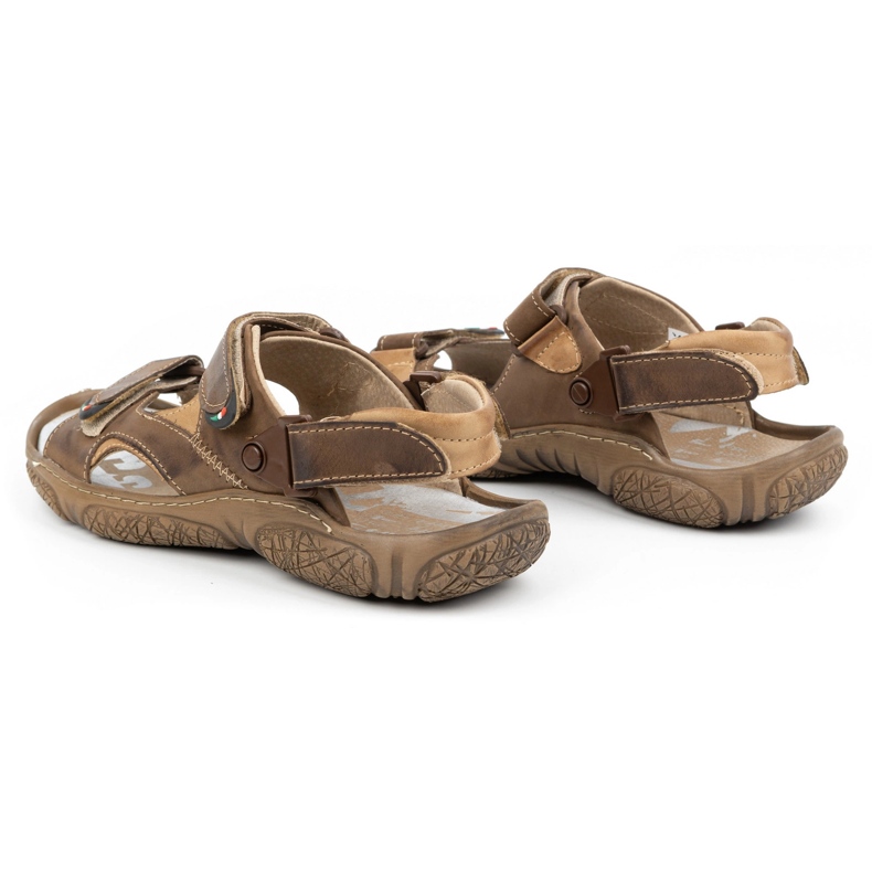 Mateos Men's leather sandals for the driver 362MA brown 4 Mateos Men's leather sandals for the driver 362MA brown 4