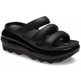 Crocs Mega Crush Triple Strap Flip-Flops 209842-001 black 2 Crocs Mega Crush Triple Strap Flip-Flops 209842-001 black 2