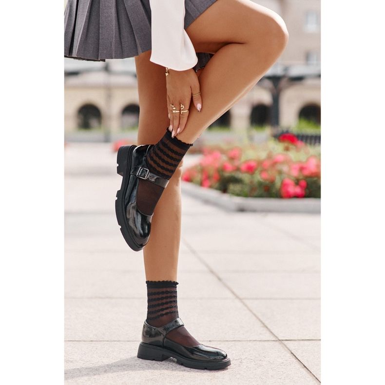 Patent Leather Women's Shoes With Strap Black Vinceza 62179 2 Patent Leather Women's Shoes With Strap Black Vinceza 62179 2