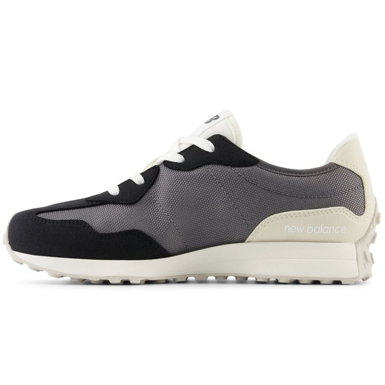 New Balance GS327FG sports shoes black 1
