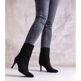 Black high heel ankle boots Bileis 1