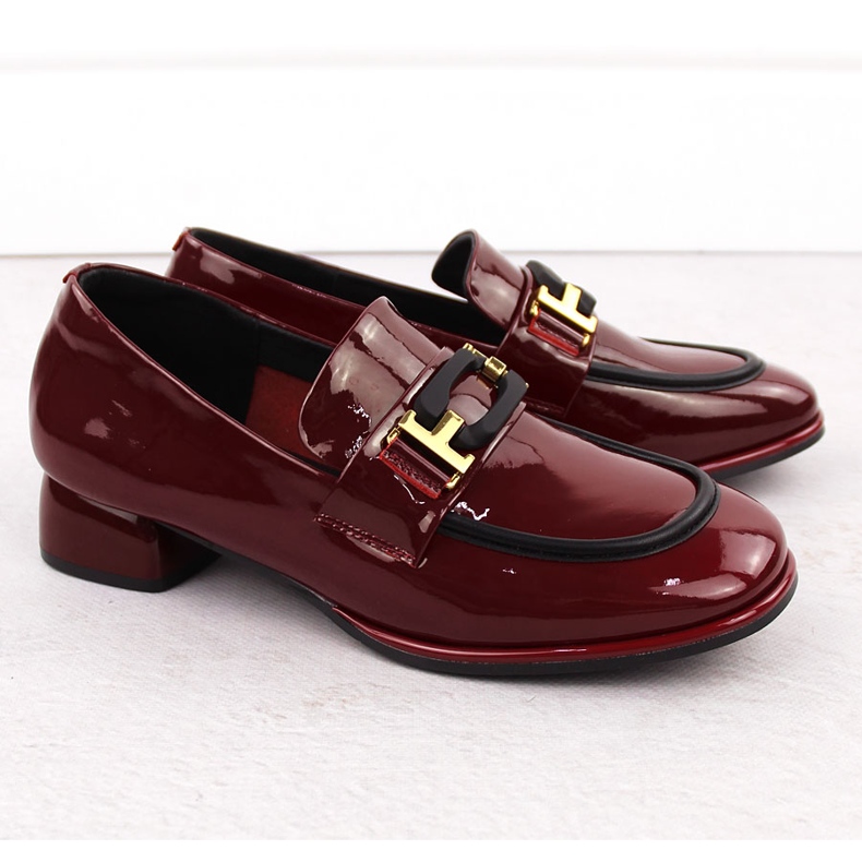 Leather ladies loafers burgundy Artiker 55C0103 red 2 Leather ladies loafers burgundy Artiker 55C0103 red 2