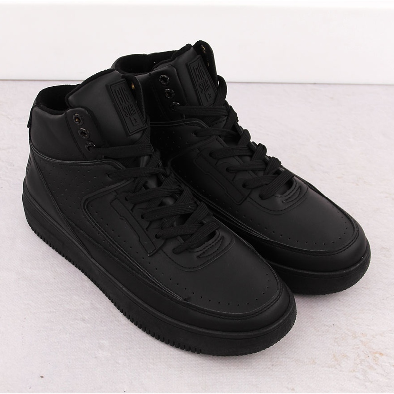 Men's sports shoes insulated black Big Star OO174555 2 Men's sports shoes insulated black Big Star OO174555 2