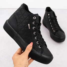 Quilted warm sneakers black Big Star OO274A480 1 Quilted warm sneakers black Big Star OO274A480 1