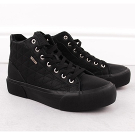 Quilted warm sneakers black Big Star OO274A480 2 Quilted warm sneakers black Big Star OO274A480 2